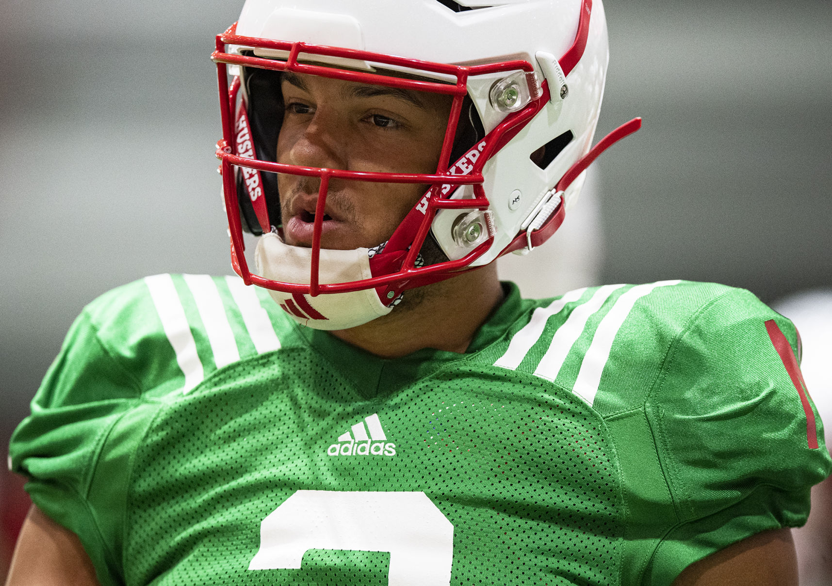 NU football practice, 8.7